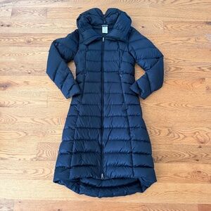 Patagonia Long Puffer Parka Jacket Coat in Black (Size XS)